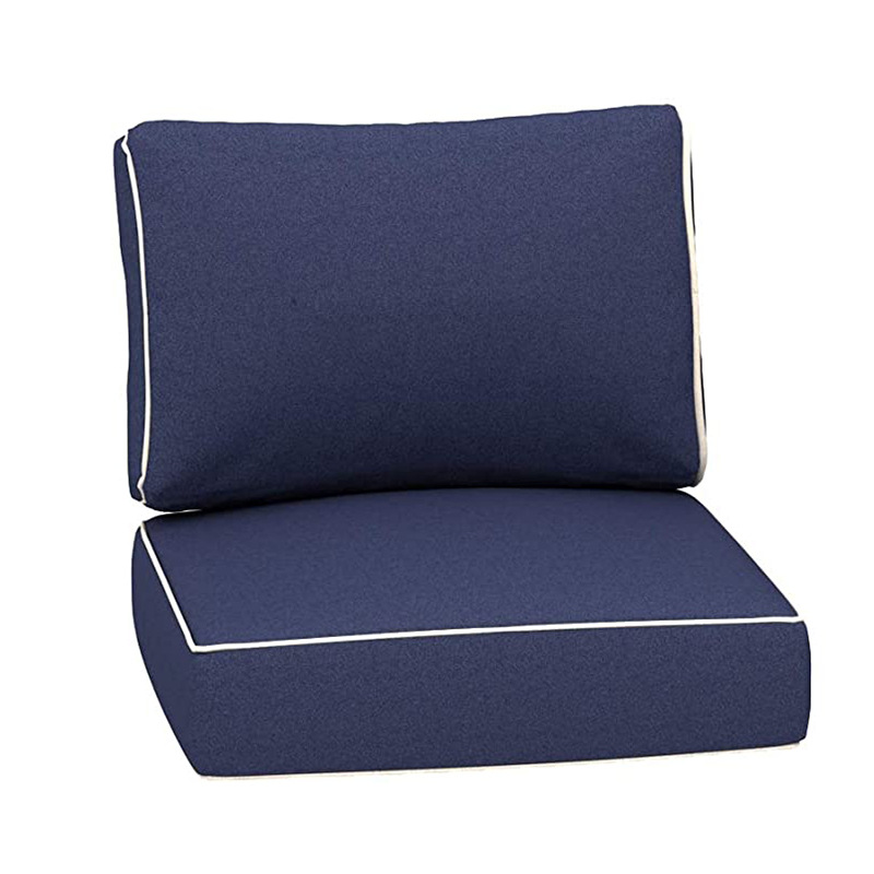 Factory Processing Proofing Wholesale Outdoor Waterproof Seat Cushion Courtyard Balcony Chair Bandage Backrest Cushion