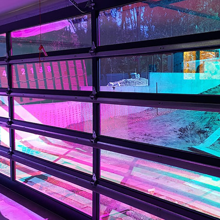 炫彩膜幻彩彩色玻璃贴纸镭射纸彩虹膜反光变色贴膜 日不落膜