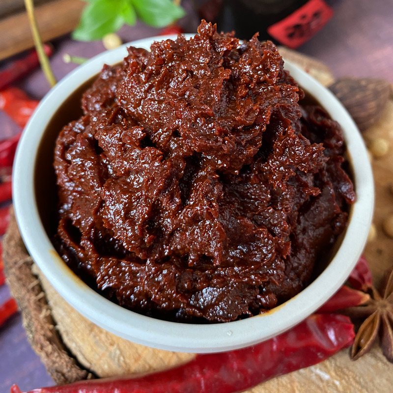 昆明老酱云南张英汤池老酱炸酱面米线帽子回锅肉调料家用180g