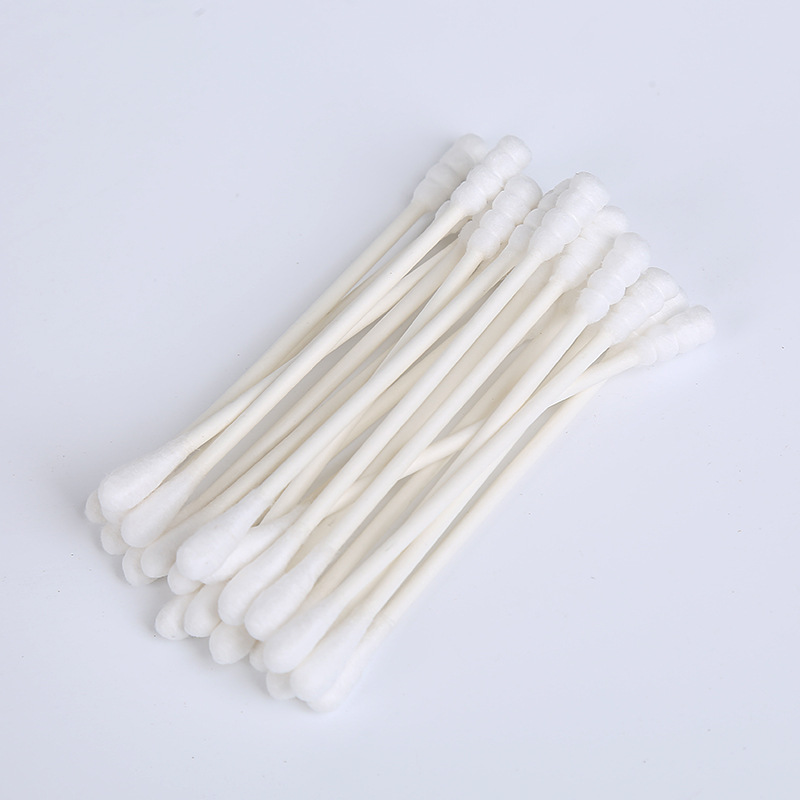 Disposable Household Makeup Removing Cotton Swab Stick Factory Direct Supply 200 Cylinder Plastic Box Cotton Swab Practical Double Ended Cotton Wwabs