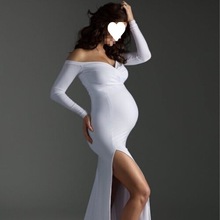 孕婦連衣裙跨境亚逊楼孕妇拍照孕妇摄连衣裙妈咪力艺术孕妇装厂家