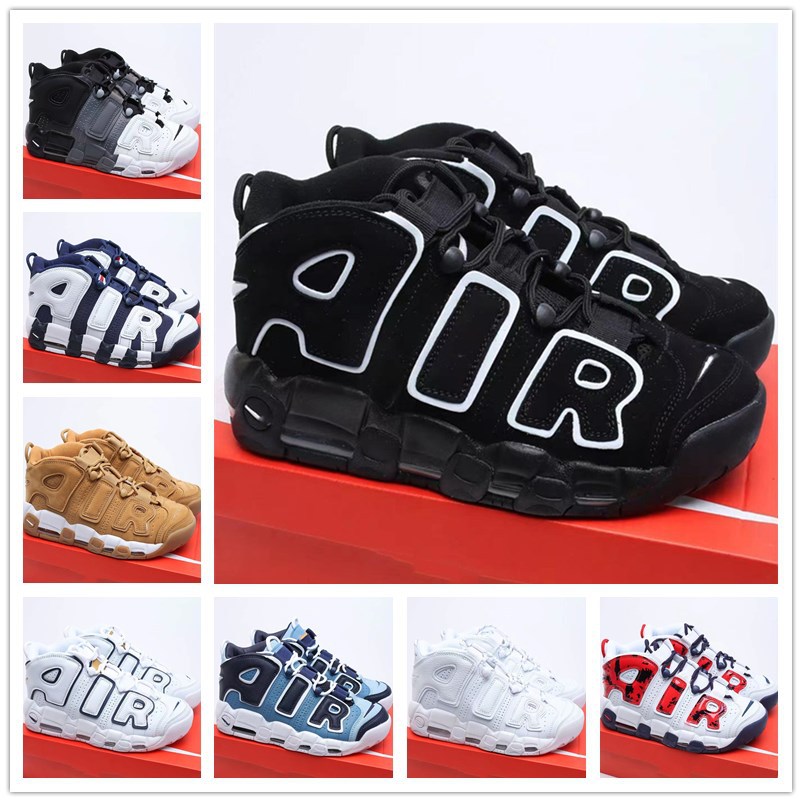 莆田鞋皮蓬大air 黑白熊猫黑白边公牛男女情侣休闲厚底运动篮球鞋