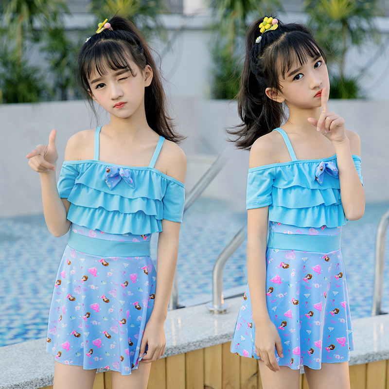 相似2022新款大码韩版ins风游泳衣女温泉聚拢大小胸连体裙式平角显瘦