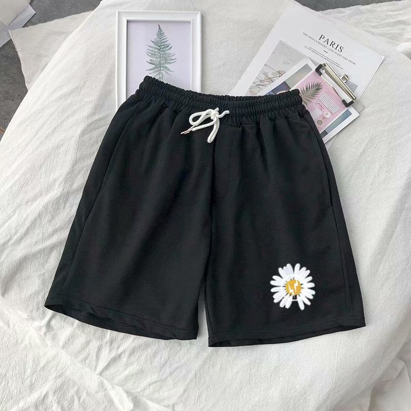 2021 Pants Summer New Thin Men's Shorts Korean Style Trendy Straight Hong Kong Style Sports Pants Ice Silk Beach Pants