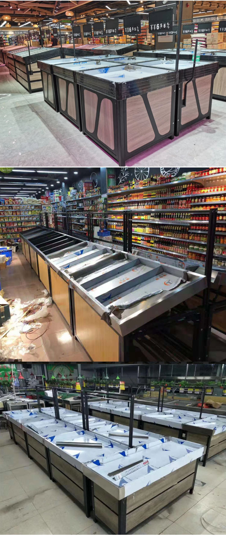 惠诚生鲜货架不锈钢水果货架蔬菜货架超市货架多功能展示架子
