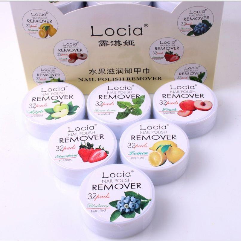 BK Disposable Luqiya Nail Polish Removing Tissue Fruit Flavor Moisturizing Nail Polish Remover Nail Remover Patch Cleaning Cotton Factory Wholesale