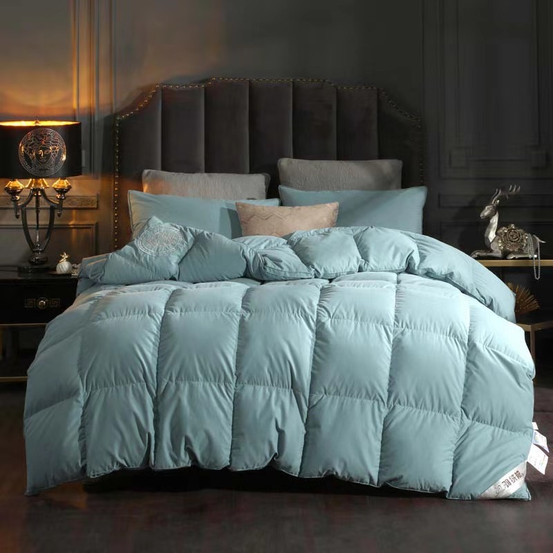 羽绒被壳自充绒半成品防绒高支高密立体全棉羽绒被壳九成品内胆