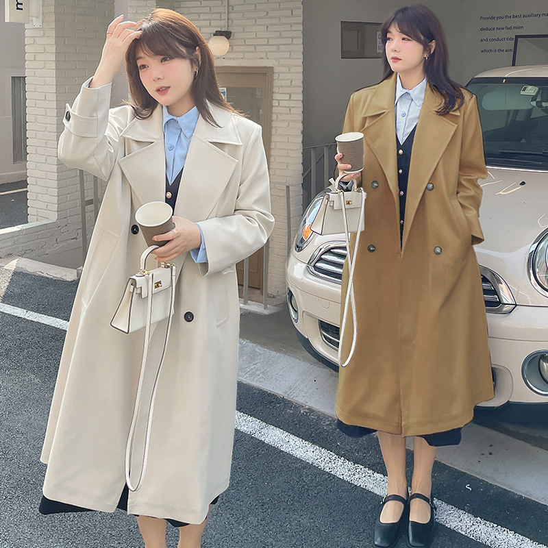 Large Size New Korean Version of the Trench Coat