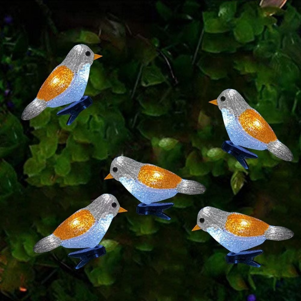 led亚克力鹦鹉鸟灯工程灯户外工程灯量化工程灯树上挂的灯流星雨