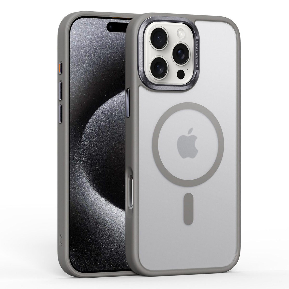 新款适用于iPhone16promax手机壳优盾金装合金摄像框磁吸防摔壳