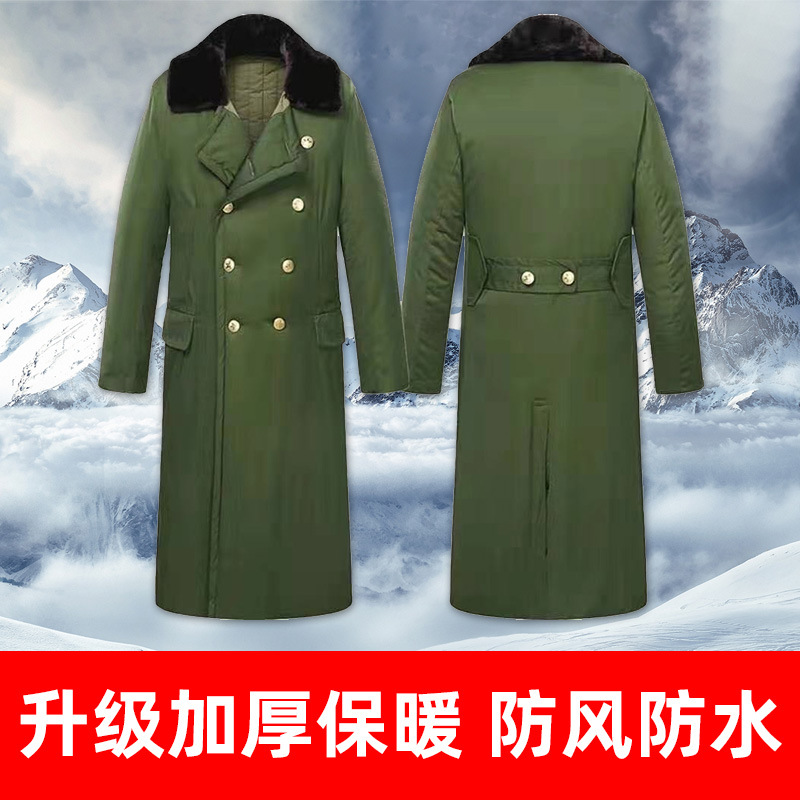 迷彩冬季军大衣