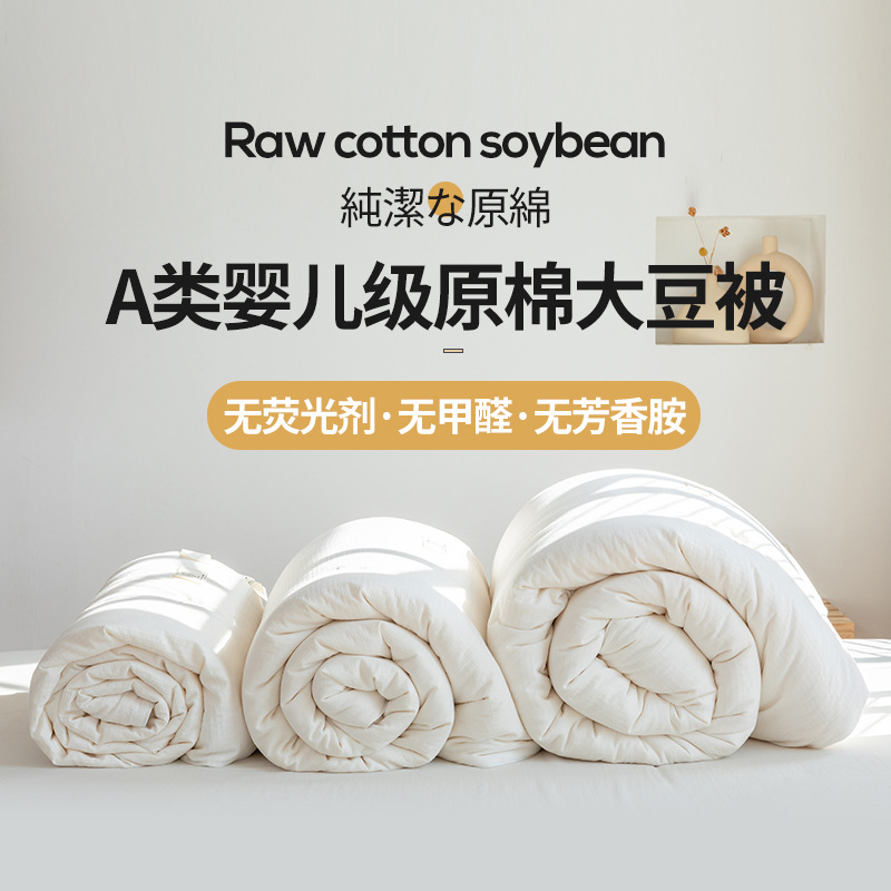 Maternal and Child Grade A Cotton Soybean Quilt Airable Cover Quilt for Spring and Autumn Summer Quilt Summer Blanket Winter Quilt Duvet Insert Quilt Synthetic Quilt