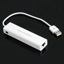 USB to RJ45 Lan Card Ethernet Network Adapter Cable+3 Port跨