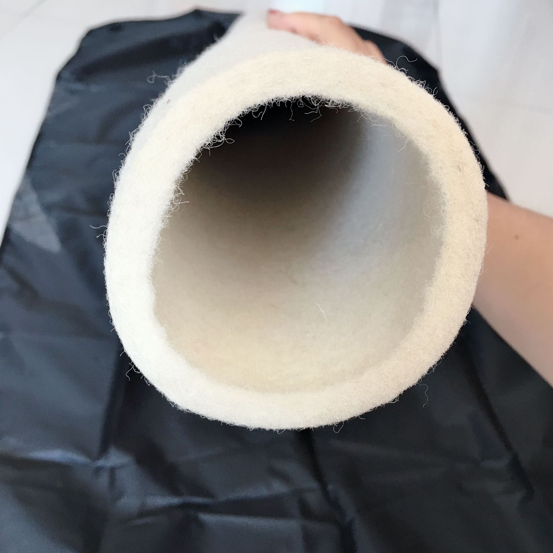 石家庄供纯羊毛毡滚筒 储油库用吸油毡 112 122型高密化纤针刺毡-阿里