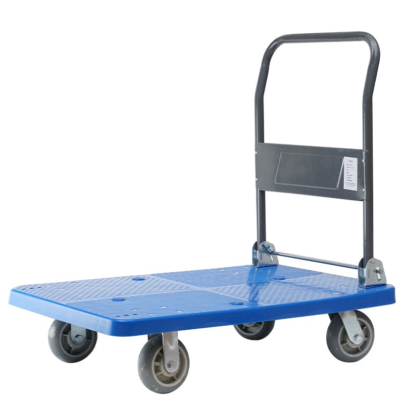 小推车货物拿快递小推车拖车拉小车大轮子拉车搬运车货物搬运板