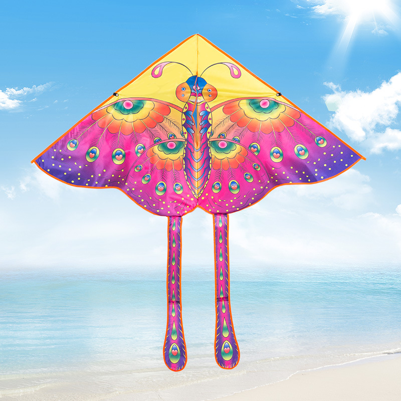 蝴蝶风筝中国风潍坊小卡通2020年初学者微风易飞儿童2021新款