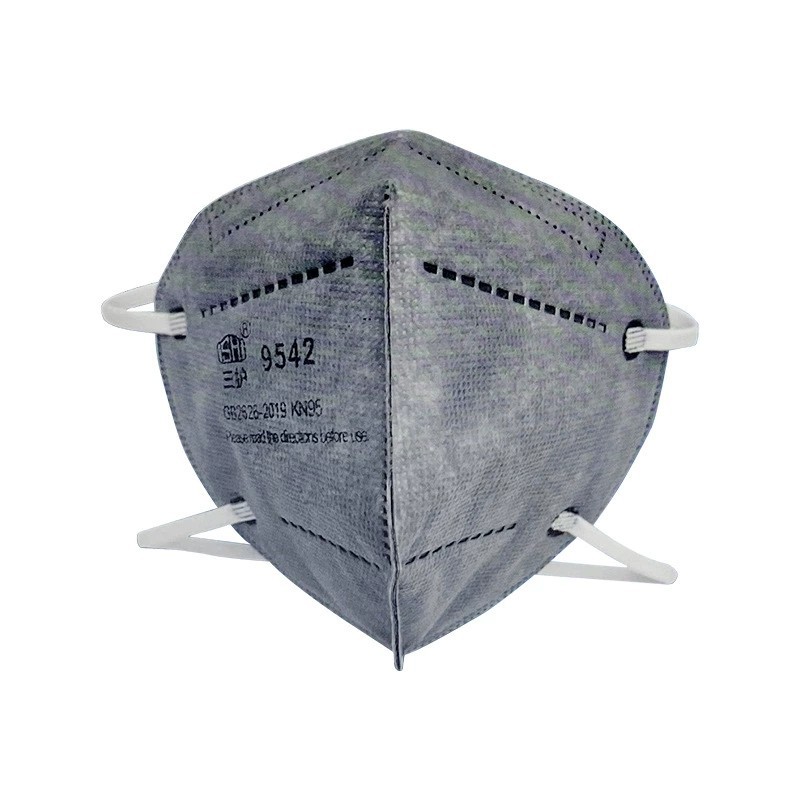 kn95头戴式防护口罩带呼吸阀工业粉尘雾霾飞沫煤矿活性炭防尘口罩