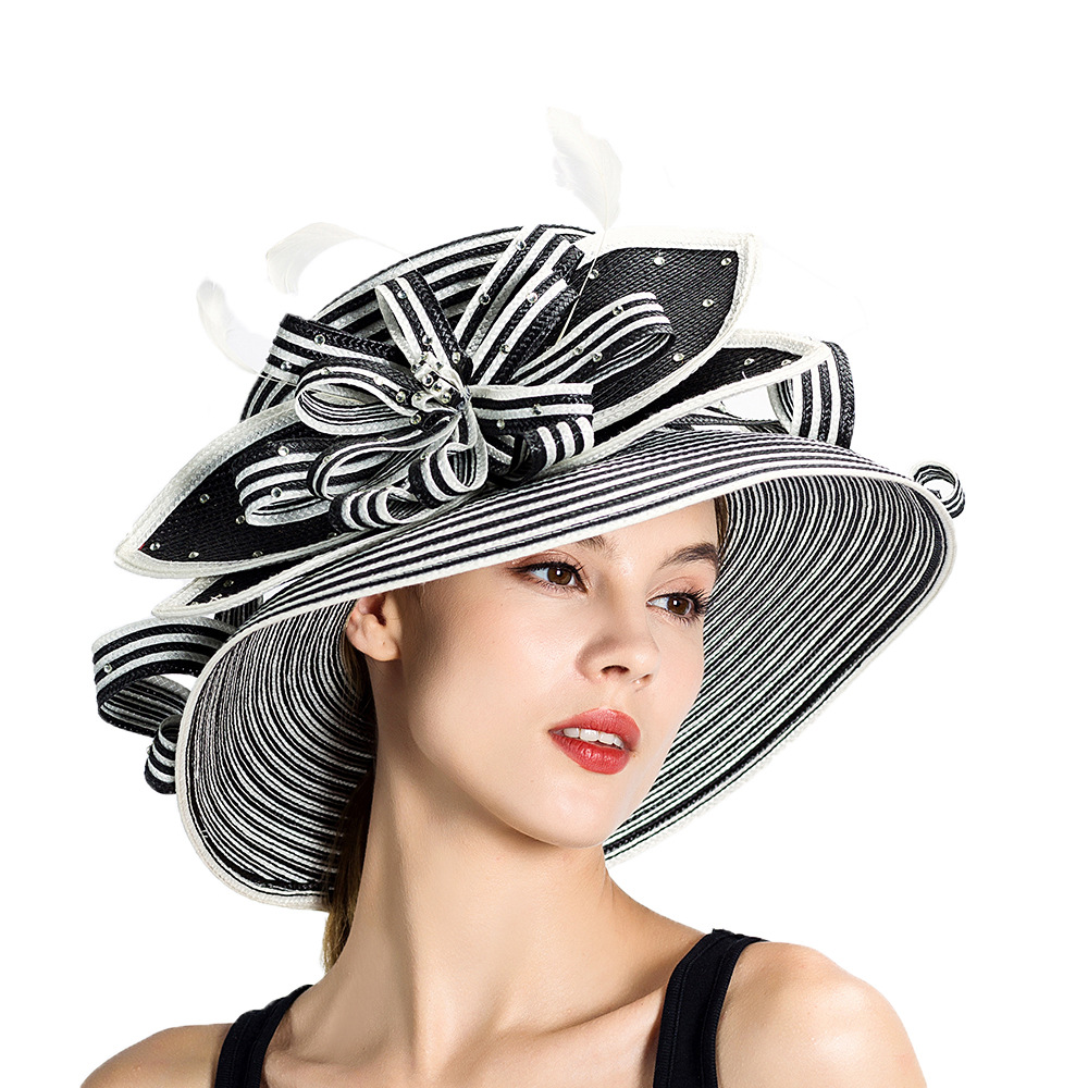 pp帽女英国皇室优雅百搭宴会晚宴头饰晚装小礼帽