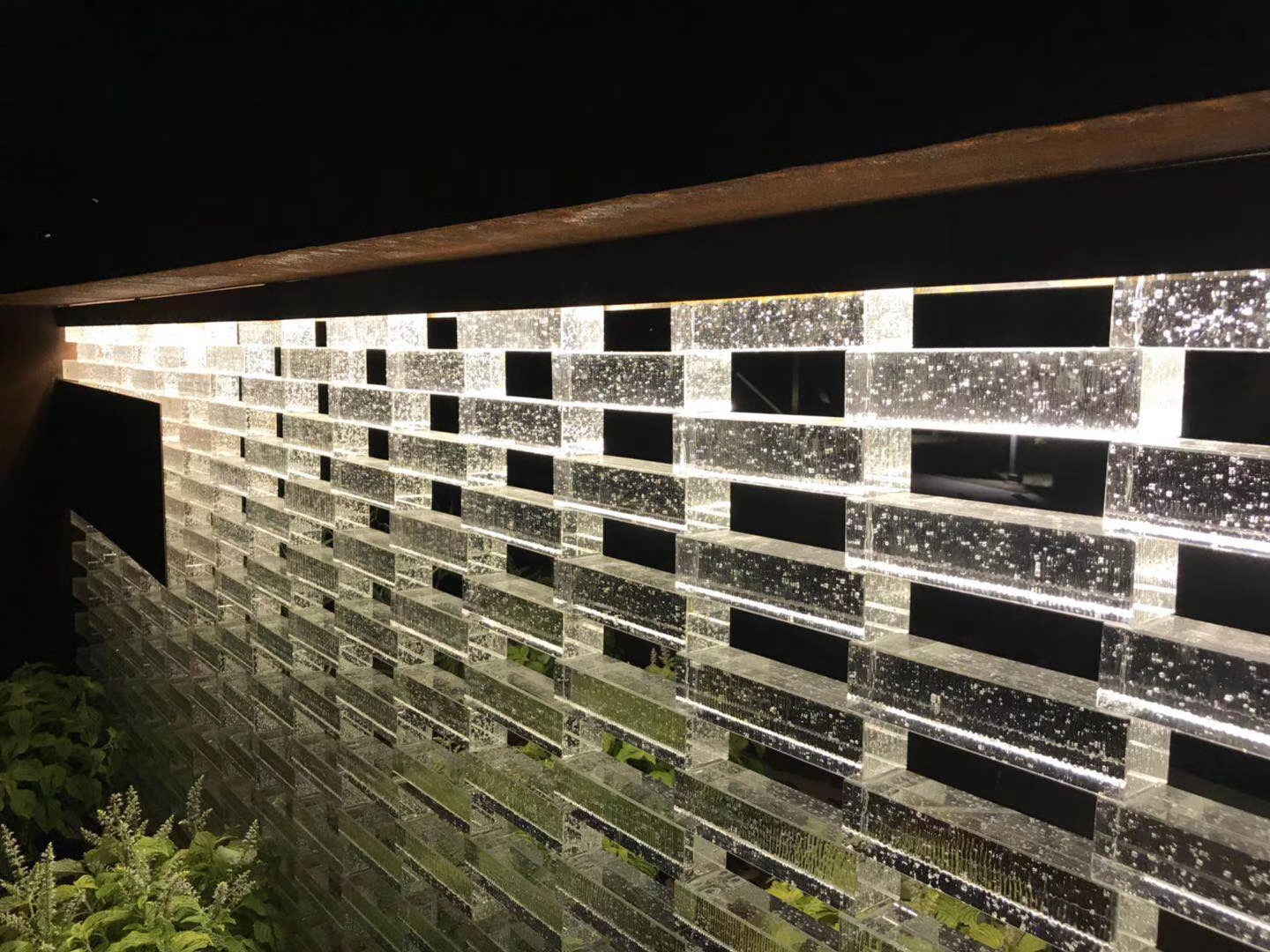 空心实心玻璃砖 热熔彩色砖气泡玻璃砖建筑装潢酒吧ktv装修水晶砖