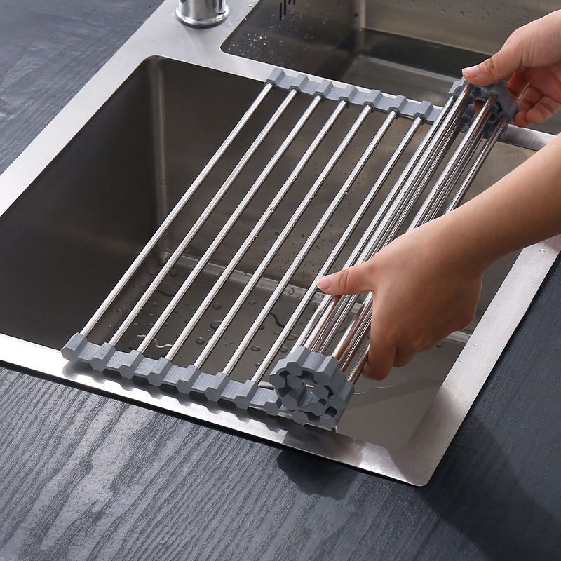 Stainless Steel Folding Drain Rack