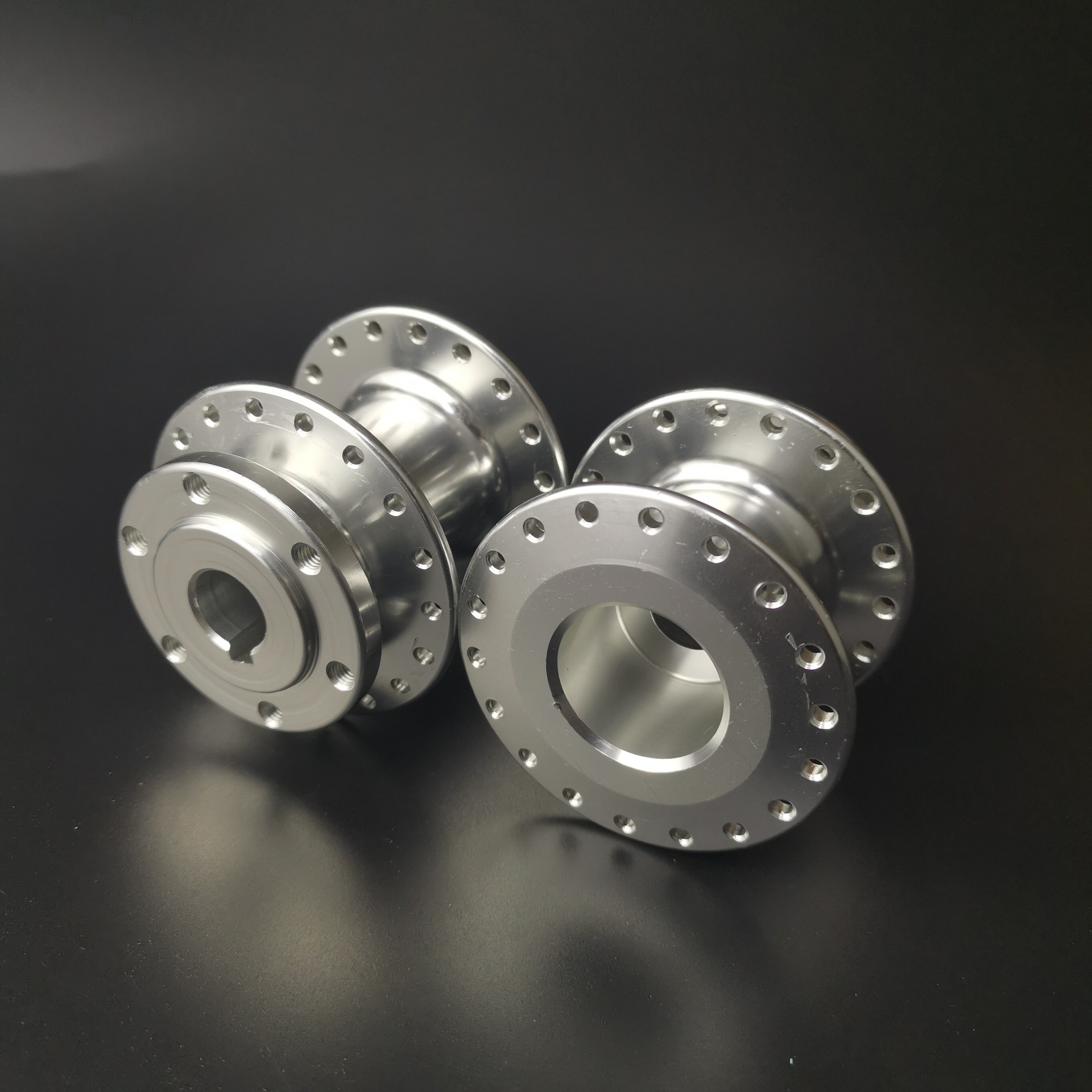 自行车花鼓 三轮车专用轴皮36孔 铝合金轴皮 适用碟刹三轮车花鼓