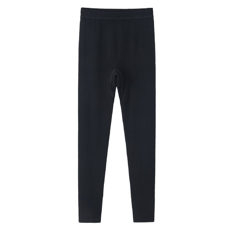 Inner Mongolia 100 Pure Cashmere Women's Warm Cashmere Pants Close-Fitting Wear Soft and Comfortable Seamless Stretch Leggings