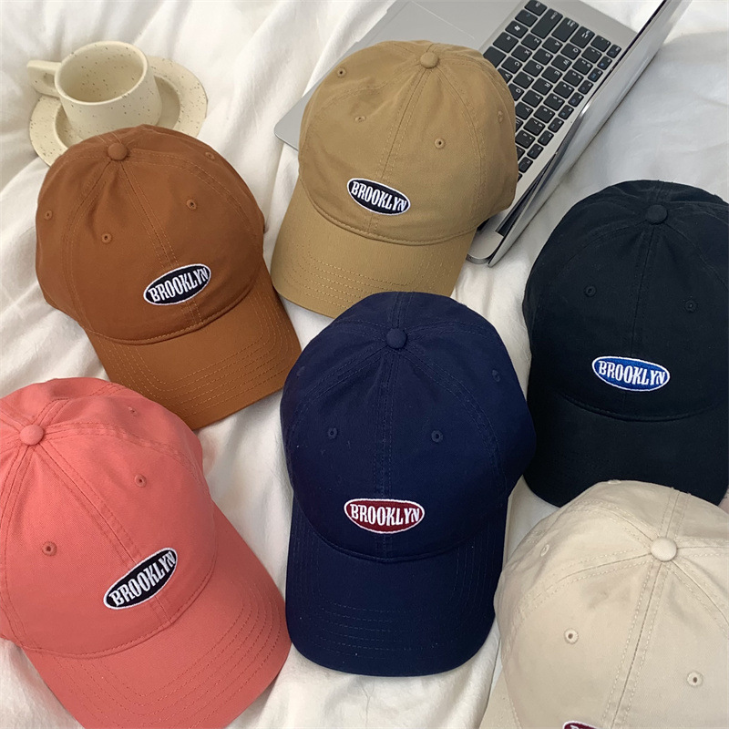 25元50000件可售实力保障支付方式美式复古@brooklyn撞色刺绣水洗全棉