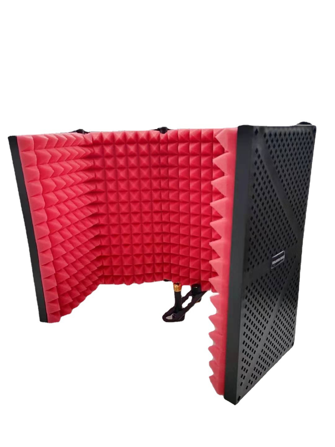 大号五门麦克风隔音罩录音棚话筒降噪防风屏三门五门折叠防喷网