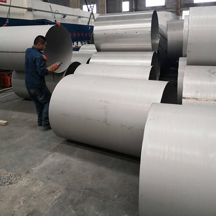 254smo不锈钢船舶管生产厂家 不锈钢大口径烟囱管道来图定制加工