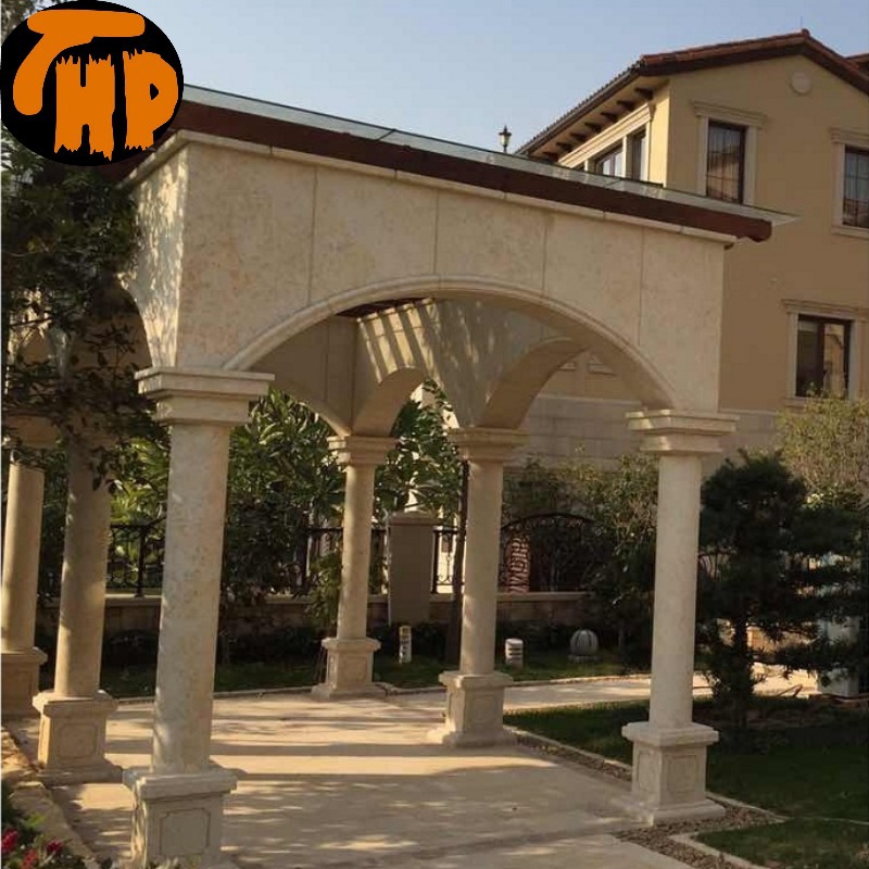 花岗岩罗马柱现代仿古罗马建筑为户外别墅酒店外墙装饰包层柱