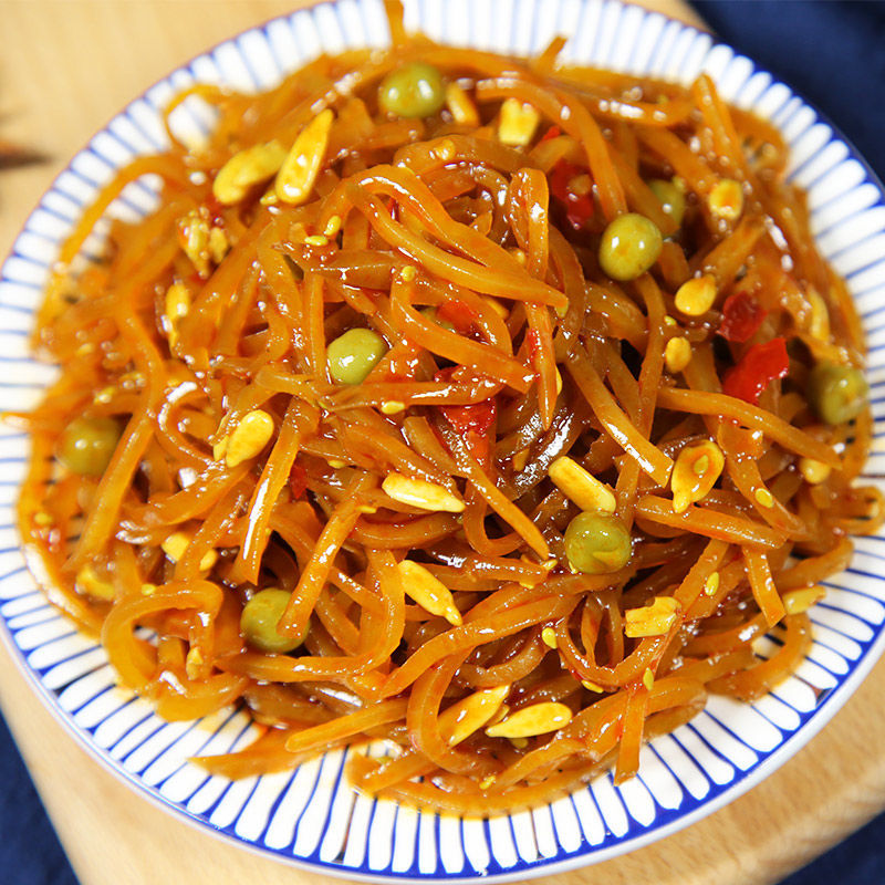 五仁琥珀金丝香辣芥菜丝芝麻瓜子大头菜疙瘩丝咸菜酱菜下饭菜500