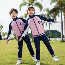 校服套装小学生春秋装运动服儿童秋季一年级班服幼儿园园服三件套