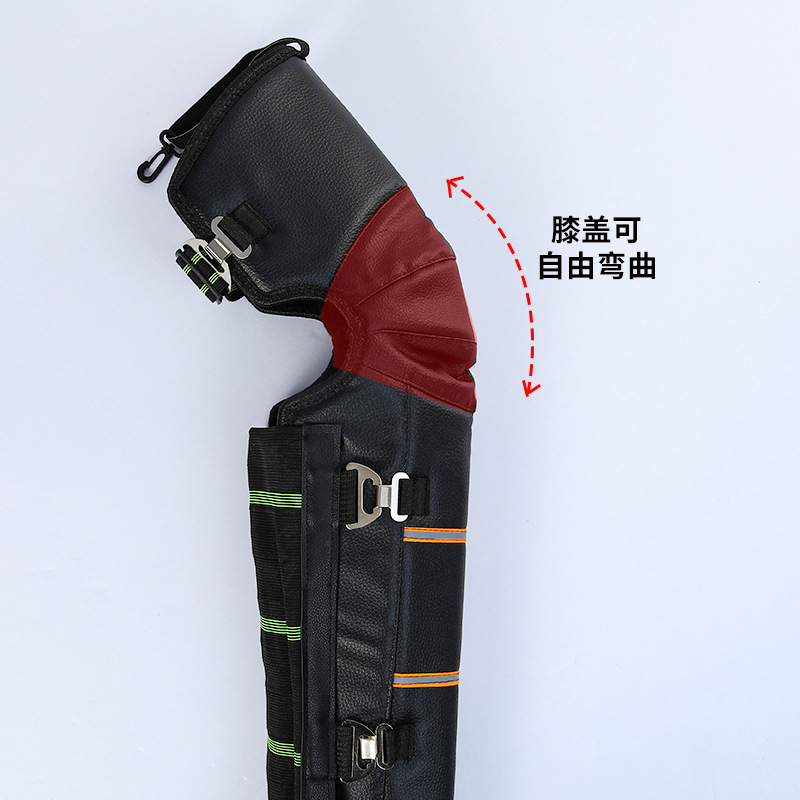 Motorcycle Kneecap Winter Warm Men's and Women's Electric Car Leggings Fleece-Lined Thickened Warm Windproof Riding Knee Pads Wholesale