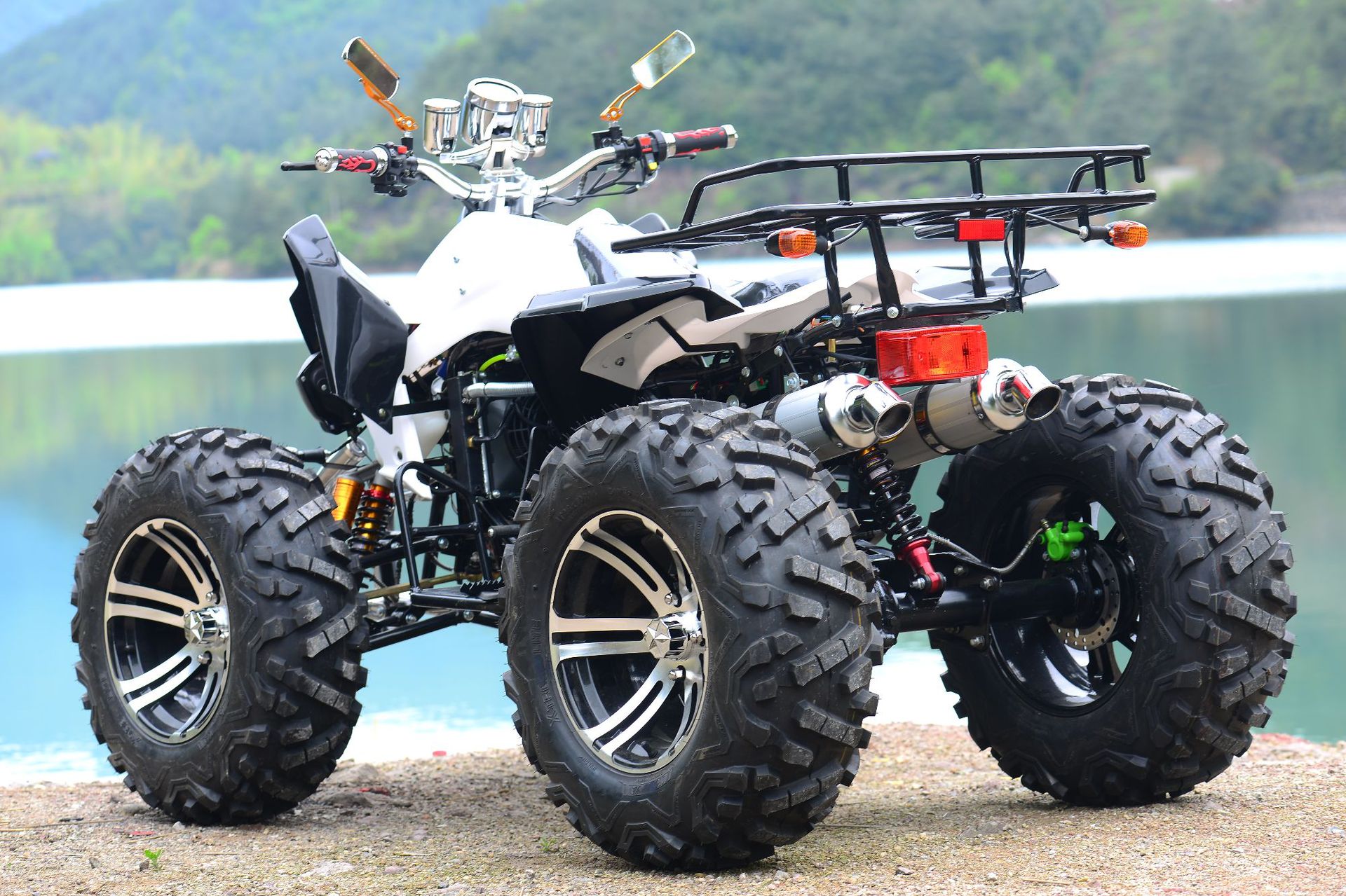 大火星atv沙滩车四轮越野摩托车汽油宗申250cc山地差速轴传全地形