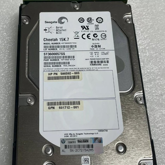 hp 600g 15k sas 3.5 p2000g3 存储硬盘 601777-001 ap860a-阿里巴巴