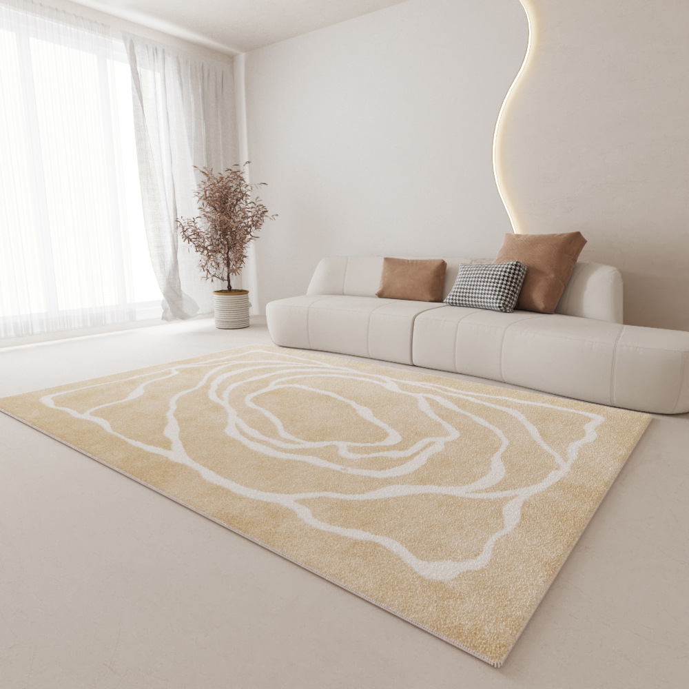 Modern Minimalist Living Room Carpet Floor Mat Light Luxury Advanced Bay Window Table Carpet Bedroom Full Cover Home Non-Slip