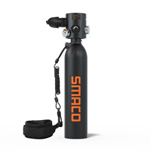 SMACO赛麦客恒压潜水气瓶0.7L容量潜水呼吸器便携潜水氧气瓶