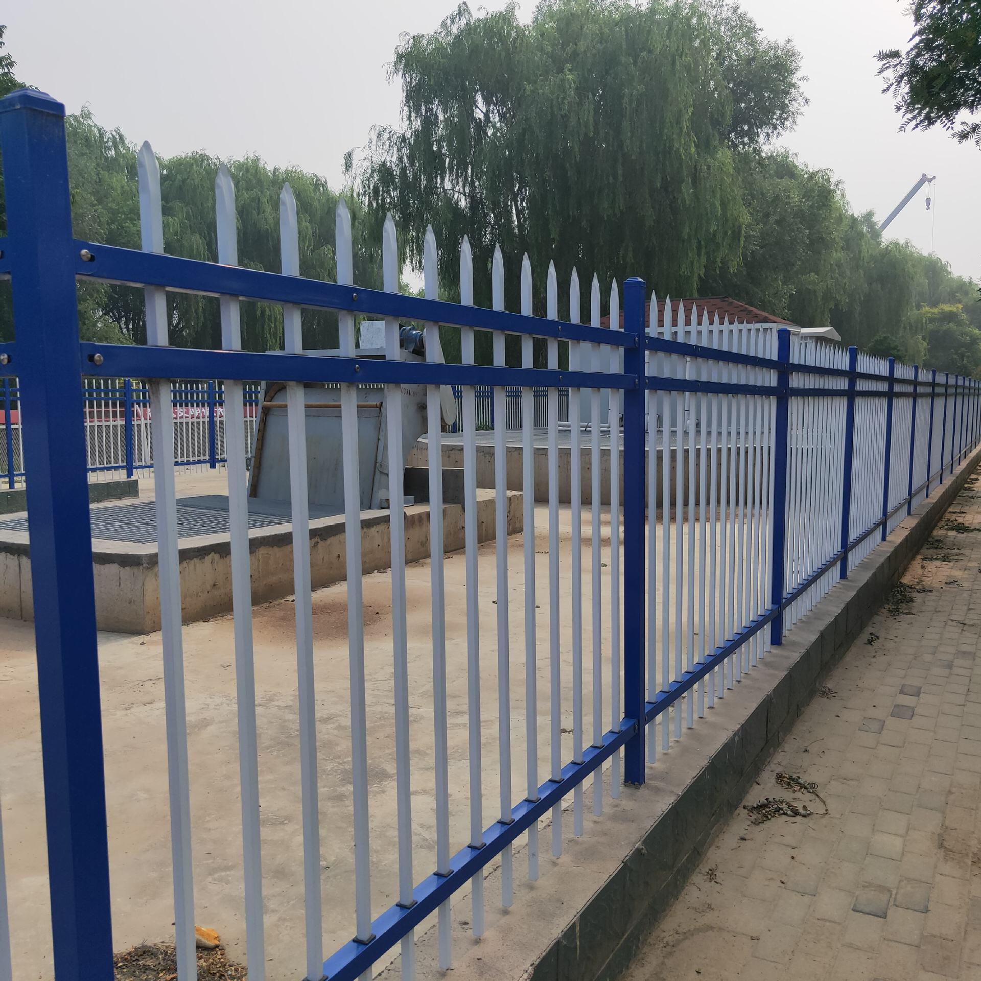 厂家直销锌钢铁艺护栏 锌钢铁艺大门 小区厂区庭院围墙护栏可定做