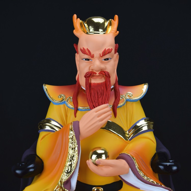 树脂四海龙王神像龙王爷龙神风调雨顺保平安佛像家居镇宅供奉摆件