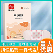 广州花城宫暖贴草本艾灸贴自发热贴暖身贴批发暖宝宝姨妈贴艾草贴