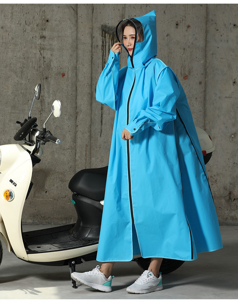雨衣长款全身单人时尚透明防护电动电瓶车自行车成人雨披男女学生