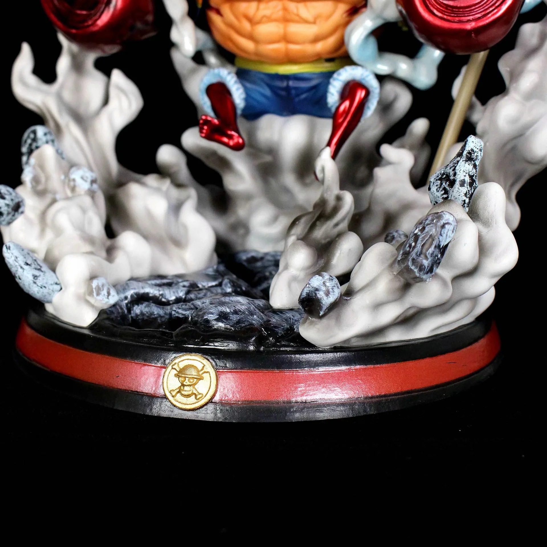 海贼王 bbt 猿王枪 gk 四档路飞 双拳头 旗子 雕像 盒装摆件手办