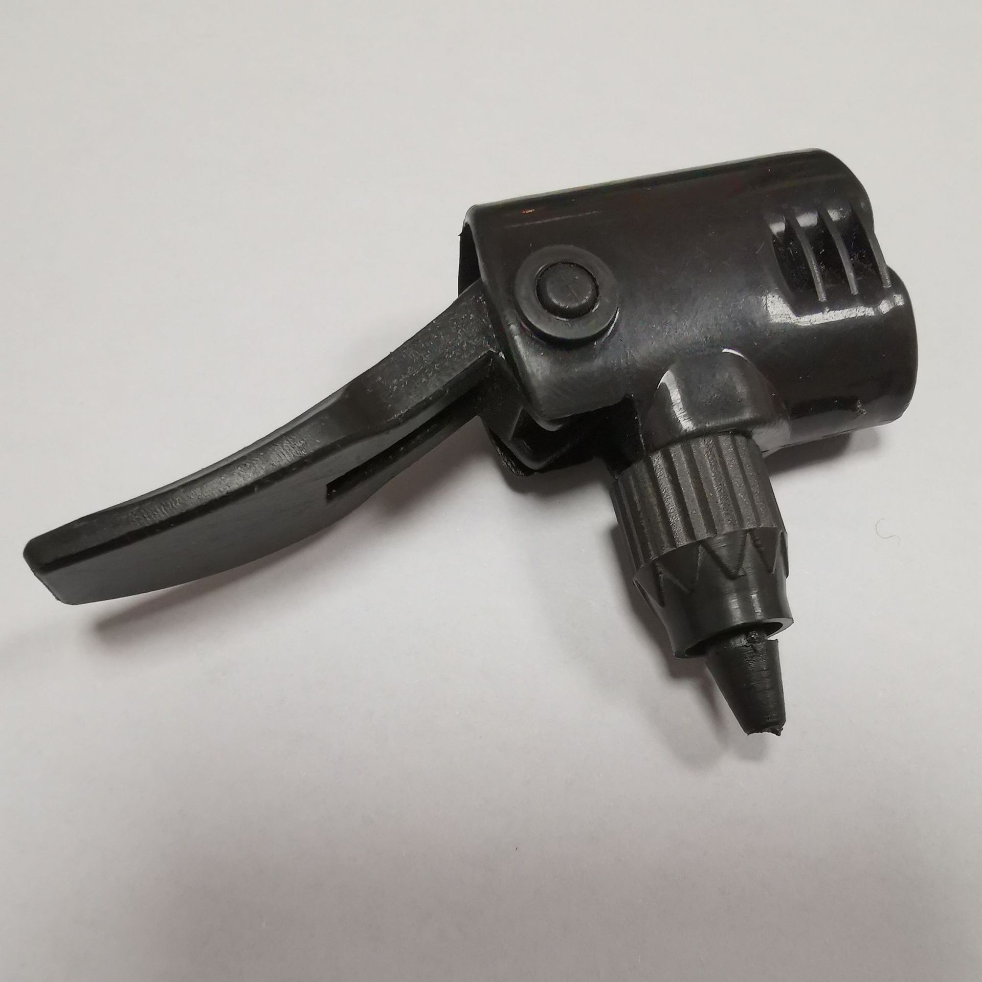 打气筒配件白色美式充气嘴 多功能英嘴美嘴法嘴气嘴通用气嘴压把