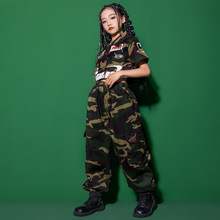 女童爵士舞服装帅气日系街舞演出服套装少儿嘻哈hiphop走秀舞台潮