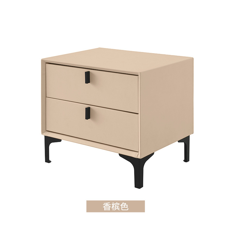 喜临门官方旗舰店现代简约实木松木双屉大空间床头柜 洛桑