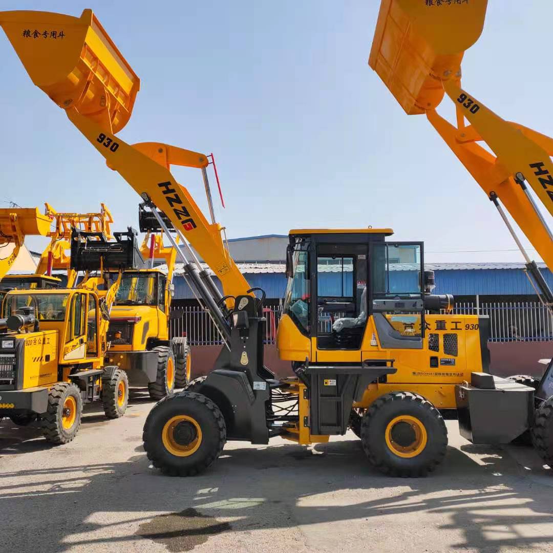 省油国三轮式装载机 前卸式砂石水泥装卸铲车 液压柴油装载机