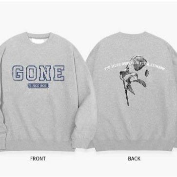 kpop玫瑰消失运动衫k-wave 玫瑰 crew rose gone 运动衫-阿里巴巴