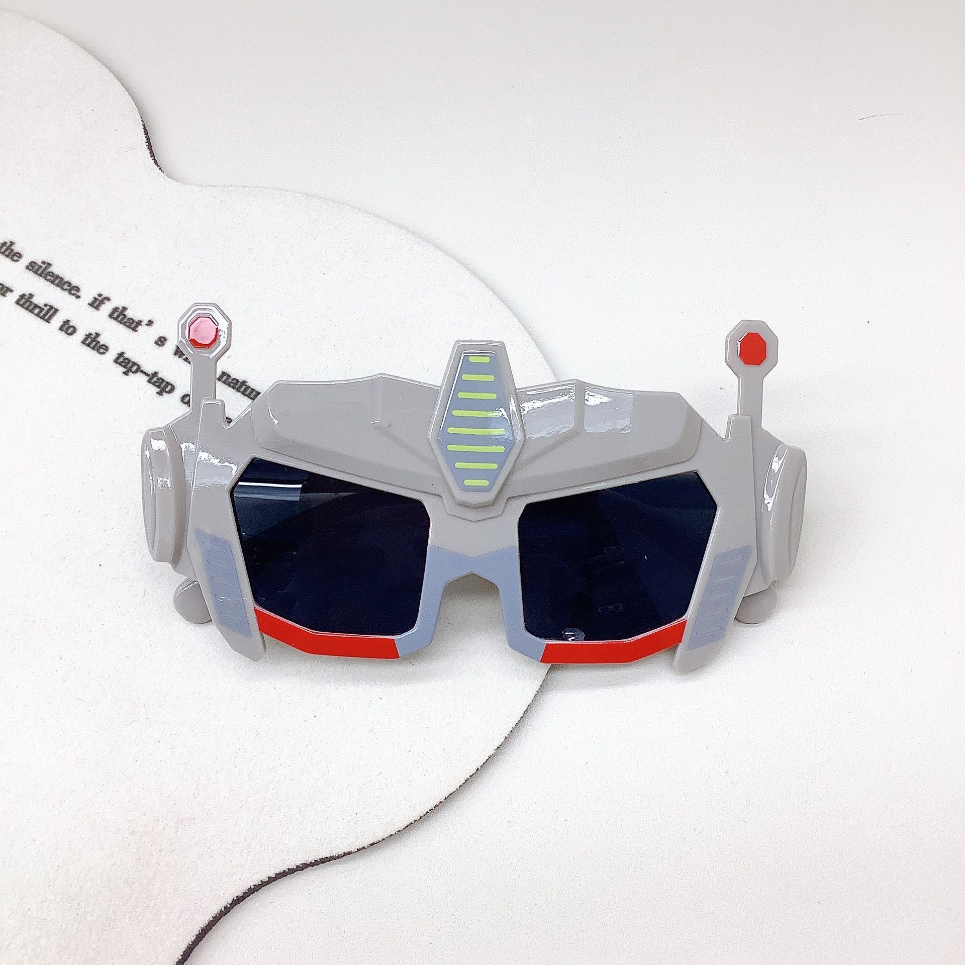 New Kids Sunglasses Sun Protection UV Protection Boy Sunglasses Cartoon Autobots Concave Shape Kids Glasses