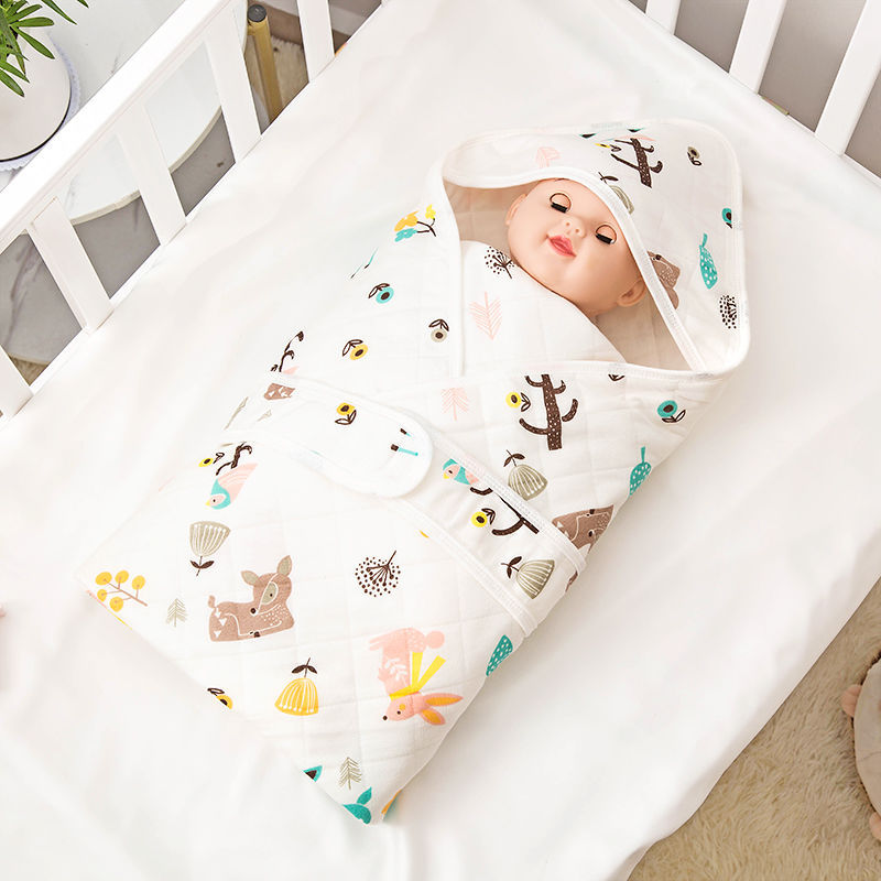 婴儿包被抱被新生儿棉巾宝宝包布襁褓棉裹布秋冬春夏保暖厂家批发