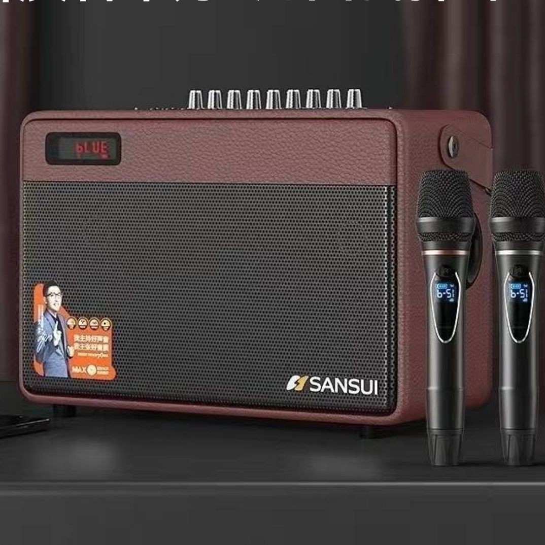 山水ss806户外广场舞音响手提大功率蓝牙家用k歌乐器直播演出音箱